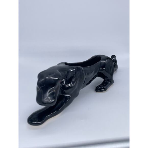 -SOLD- Iconic 50s Haegar Stalking Black Panther planter - Picture 2 of 8